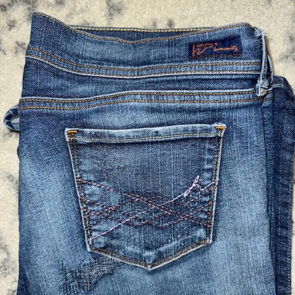 Citizens of Humanity Naomi 65 Jeans, Women’s Size 31, Low Waist Flair, Stretch - Picture 2 of 7